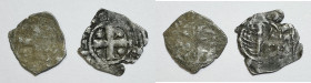 ROMA. Senato romano (1184-1250). Interessante lotto di 2 denari provisini. Munt.57; Biaggi 2080; Ag

MB