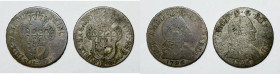 REGNO DI SARDEGNA. TORINO. Vittorio Amedeo III (1773-1796). 20 soldi 1796. Lotto di 2 esemplari. MIR 990c; Mi; 5,29gr

MB