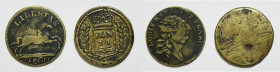 FRANCIA. XIX secolo. Peso monetale del 10 franchi, gettone LIBERTAS e Luigi XVI datato 1800 Ottone

MB

 RRRRR. SOLO 294 ESEMPLARI CONIATI