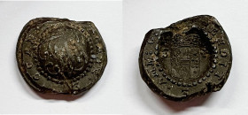 FIRENZE. Granducato di Toscana. Leopoldo II (1824-1859). Interessante sigillo il piombo scodellato con stemma e iniziali "L II" in carattere calligraf...