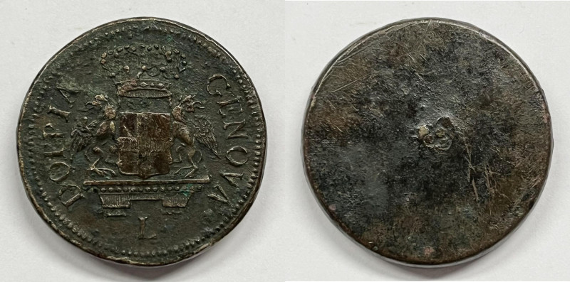 GENOVA. Peso monetale della Doppia. Sec XVIII. Lettera L in Basso 25,03gr.

BB...