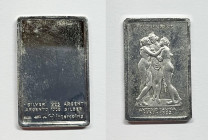 ITALIA. Lingotto con la raffigurazione delle tre Grazie del Canova. 1AR; Intercoins Ag 925; 5,00 gr

-