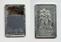 ITALIA. Lingotto con la raffigurazione delle tre Grazie del Canova. 1AR; Intercoins Ag 925; 5,00 gr

-