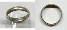 REGNO D'ITALIA. Anello "ORO ALLA PATRIA" 18 novembre XIV (1935). Mb; 1,95 gr

-
