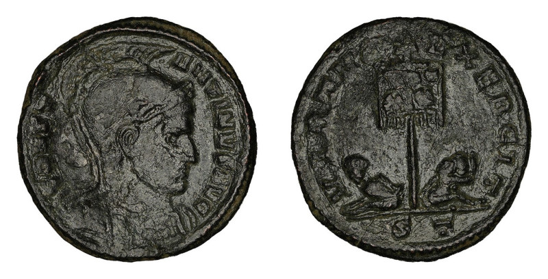 Constantine I, AE Follis - CONSTANTINVS AVG (Ticinium Mint)

Obv: CONST-ANTINV...