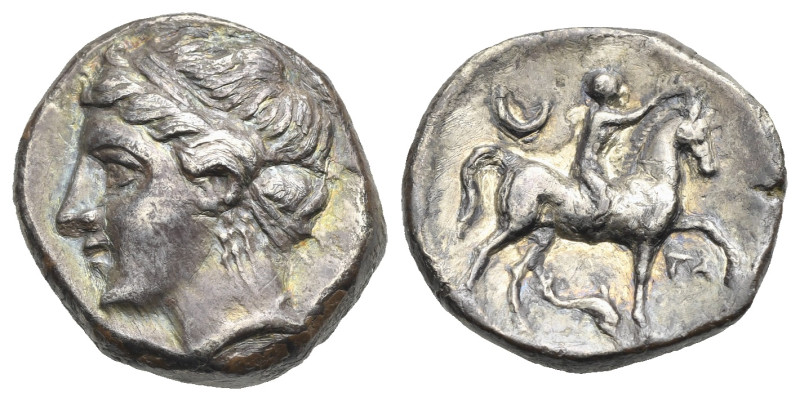 Greek. Calabria. Tarentum. Circa 281-228 BC. Campano-Tarentine Nomos (Silver, 19...