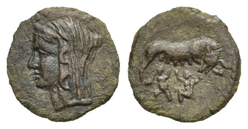 Greek. Sicily. Uncertain mint (Panormos?), under Roman Rule. Late 2nd century BC...