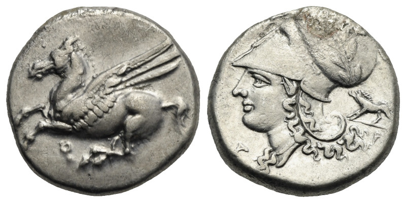 Greek. Corinthia. Corinth. Circa 375-300 BC. Stater (Silver, 20.17 mm, 8.54 g). ...