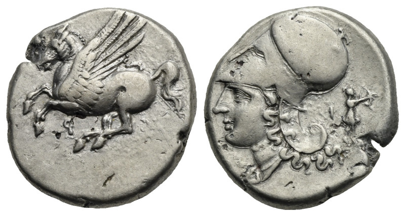 Greek. Corinthia. Corinth. Circa 375-300 BC. Stater (Silver, 20.25 mm, 8.56 g). ...