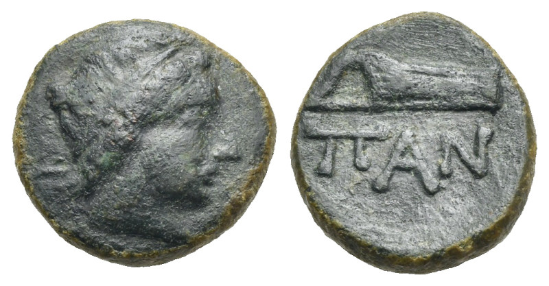 Greek. Kimmerian Bosporos. Pantikapaion. Circa 200-150 BC. Uncertain denominatio...