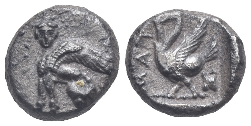 Greek. Cilicia. Mallos. Circa 425-385 BC. Drachm (Silver, 14.28 mm, 3.17 g). Sph...