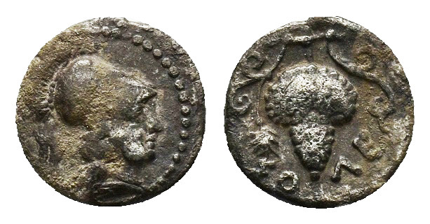 Greek. Cilicia. Soloi, circa 350-300 BC. Obol (Silver, 9.31 mm, 0.72 g). Head of...