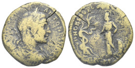 Roman Provincial. Moesia Inferior. Nikopolis ad Istrum. Elagabalus, 218-222. Undetermined denomination (Bronze, 25.07 mm, 9.37 g). ΑΥ Κ Μ ΑΥΡΗ ΑΝΤΩΝΕΙ...
