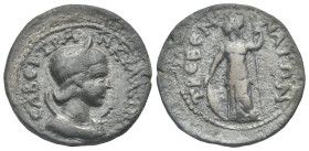 Roman Provincial. Lycia. Trebenna. Tranquillina, wife of Gordian III, 241-244. Uncertain denomination (Bronze, 25.74 mm, 8.9 g). ϹΑΒΕΙ ΤΡΑΝΚΥΛΛΙΝΑΝ, D...