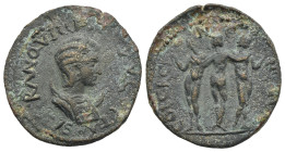 Roman Provincial. Pisidia. Cremna. Tranquillina, wife of Gordian III, circa 238-244. Uncertain denomination (Bronze, 25.33 mm, 8.63 g). SAB TRANQVILLI...