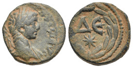 Roman Provincial. Seleucis and Pieria. Antioch. Elagabalus, 218-222. Undetermined denomination (Bronze , 18.97 mm, 6.94 g). [...] C M AVR ANTON[...], ...