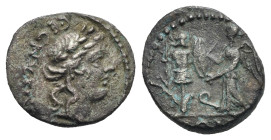 Roman Republic. C. Egnatuleius C.f. Quinarius (Silver, 14.61 mm, 1.76 g). Rome. 97 BC. C EGNATVLEI C F, Laureate head of Apollo right; below neck, Q (...