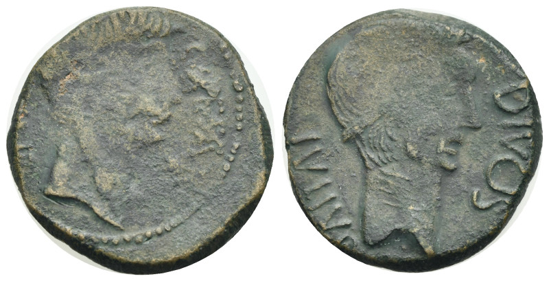Roman Republic. C. Caesar Octavianus. Uncertain denomination (Bronze, 28.18 mm, ...