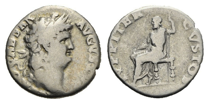 Roman Empire. Nero, 54-68. Denarius (Silver, 17.01 mm, 3.16 g). Rome. AD 64-65. ...