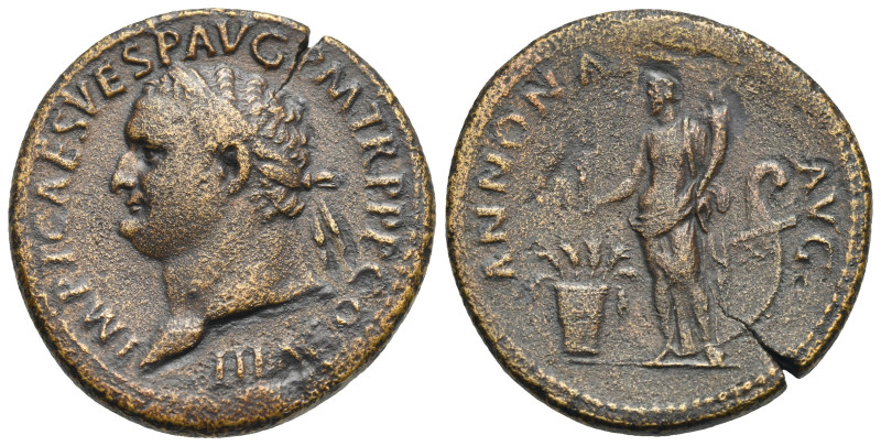 Roman Empire. Titus, 79-81. Sestertius (Bronze, 25.00 mm, 26,84 g). Rome. AD 80-...