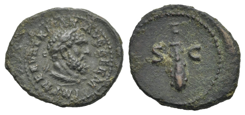 Roman Empire. Trajan, 98-117. Quadrans (Copper, 17.09 mm, 2.05 g). Rome. AD 98-1...