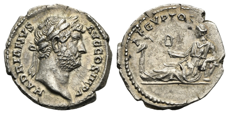 Roman Empire. Hadrian, 117-138. Denarius (Silver, 18.61 mm, 3.05 g). Rome. AD 13...