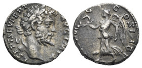Roman Empire. Septimius Severus, 193-211. Denarius (Silver, 16.22 mm, 2.93 g). Rome. AD 197-198. L SEPT SEV PERT AVG IMP X, Laureate head right. Rev. ...