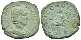 Roman Empire. Otacilia Severa. Sestertius struck under Phipil I (Bronze, 29.00 mm, 15.99 g). Rome. AD 245-249. MARCIA OTACIL SEVERA AVG, Diademed and ...