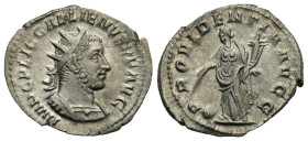 Roman Empire. Gallienus, 253-268. Antoninianus (Silver, 23.41 mm, 3.51 g). Rome. AD 255-256. IMP C P LIC GALLIENVS P F AVG Radiate and cuirassed bust ...