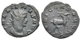 Roman Empire. Gallienus, 253-268. Antoninianus (Silvered Bronze, 20.72 mm, 3.13 g). Rome. AD 267. GALLIENVS AVG, Radiate and cuirassed bust right. Rev...