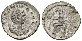 Roman Empire. Salonina, wife of Gallienus, 254-268. Antoninianus (Silver, 20.63 mm, 3.22 g). Rome. AD 260-261. SALONINA AVG, Diademed and draped bust ...