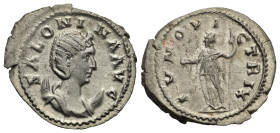 Roman Empire. Salonina, wife of Gallienus, 254-268. Antoninianus (Silver, 23.93 mm, 4.13 g). Rome. AD 260-262. SALONINA AVG, Diademed and draped bust ...