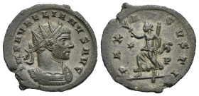 Roman Empire. Aurelian, 270-275. Antoninianus (Silvered Bronze, 23.06 mm, 3.64 g). Siscia. AD 271-272. IMP AVRELIANVS AVG Radiate and cuirassed bust r...