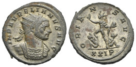 Roman Empire. Aurelian, 270-275. Antoninianus (Silvered Bronze, 23.18 mm, 4.55 g). Serdica. AD 274. IMP AVRELIANVS AVG Radiate and cuirassed bust righ...