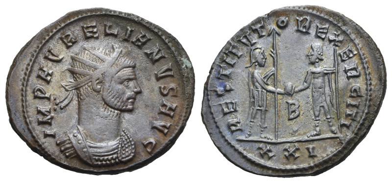 Roman Empire. Aurelian, 270-275. Antoninianus (Silvered Bronze, 24.04 mm, 3.82 g...