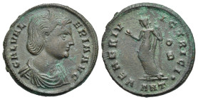 Roman Empire. Galeria Valeria, wife of Galerius, 293-311. Follis (Bronze, 25.08 mm, 6.35 g). Antioch. AD 309-310. GAL VALERIA AVG Diademed and draped ...