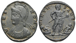 Roman Empire. Constantine I, 306-337. Medallion (Bronze, 33.07 mm, 20.02 g). Rome. AD 327-333. VRBS - ROMA, Helmeted, draped and cuirassed bust of Rom...