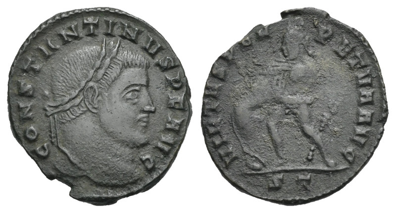 Roman Empire. Constantine I, 306-337. Follis (Bronze, 23.69 mm, 6.47 g). Ticinum...