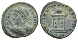 Roman Empire. Crispus as Caesar, 317-326. Follis (Bronze, 19.14 mm, 3.26 g). Londinium. AD 323-324. CRISPV S NOBIL C Laureate and cuirassed bust left,...