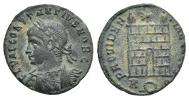 Roman Empire. Constantius II as Caesar, 324-337. Follis (Bronze, 17.81 mm, 2.92 g). Rome. AD 326. FL VAL CONSTANTIVS NOB C Laureate, draped and cuiras...