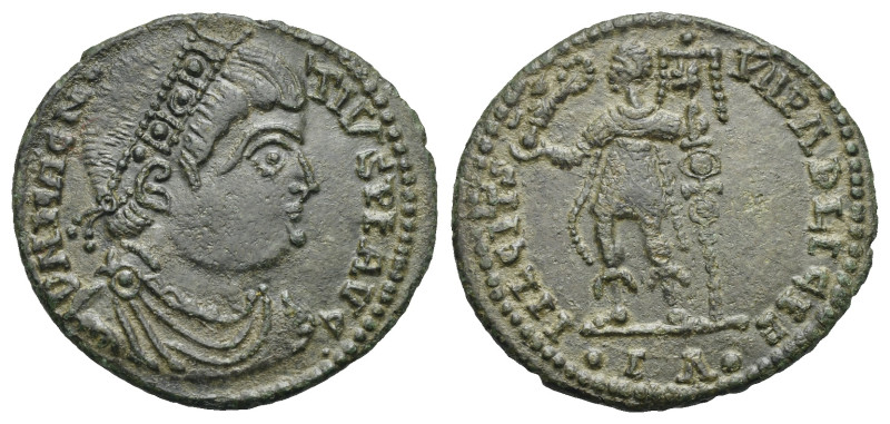 Roman Empire. Magnentius, 350-353. Maiorina (Bronze, 23.06 mm, 4 g). Contemporar...