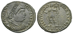 Roman Empire. Magnentius, 350-353. Maiorina (Bronze, 23.06 mm, 4 g). Contemporary imitation of an issue from Lugdunum. After AD 350. D N MAGN[..]TIVS ...