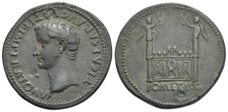 Study Forgeries. Tiberius "Paduan" medal after Giovanni da Cavino (Bronze, 35.82...