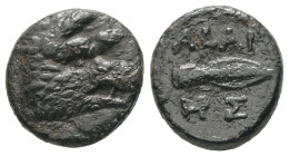 Kings of Thrace, Adaios. AE. 2.54 g. - 14.51 mm. Circa 255-245 BC.