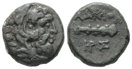 Kings of Thrace, Adaios. AE. 5.06 g. - 16.24 mm. Circa 275-225 BC.