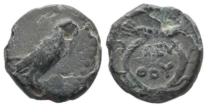 Kings of Thrace, Seuthes III. AE. 2.34 g. - 14.89 mm. Circa 323-316 BC.