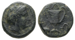 Thrace, Alopeconnesus. AE. 2.54 g. - 12.96 mm. Circa 325-275 BC.