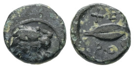 Thrace, Chersonesos. AE. 1.00 g. - 11.10 mm. Circa mid-4th century-309 BC.
