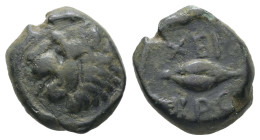 Thrace, Chersonesos. AE. 2.17 g. - 12.69 mm. Circa mid-4th century-309 BC.