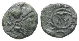 Thrace, Lysimacheia. AE. 1.25 g. - 10.94 mm. Circa 225-199/8 BC.
